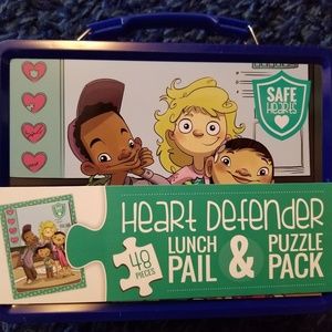 Heart Defender Lunch Pail & Puzzle